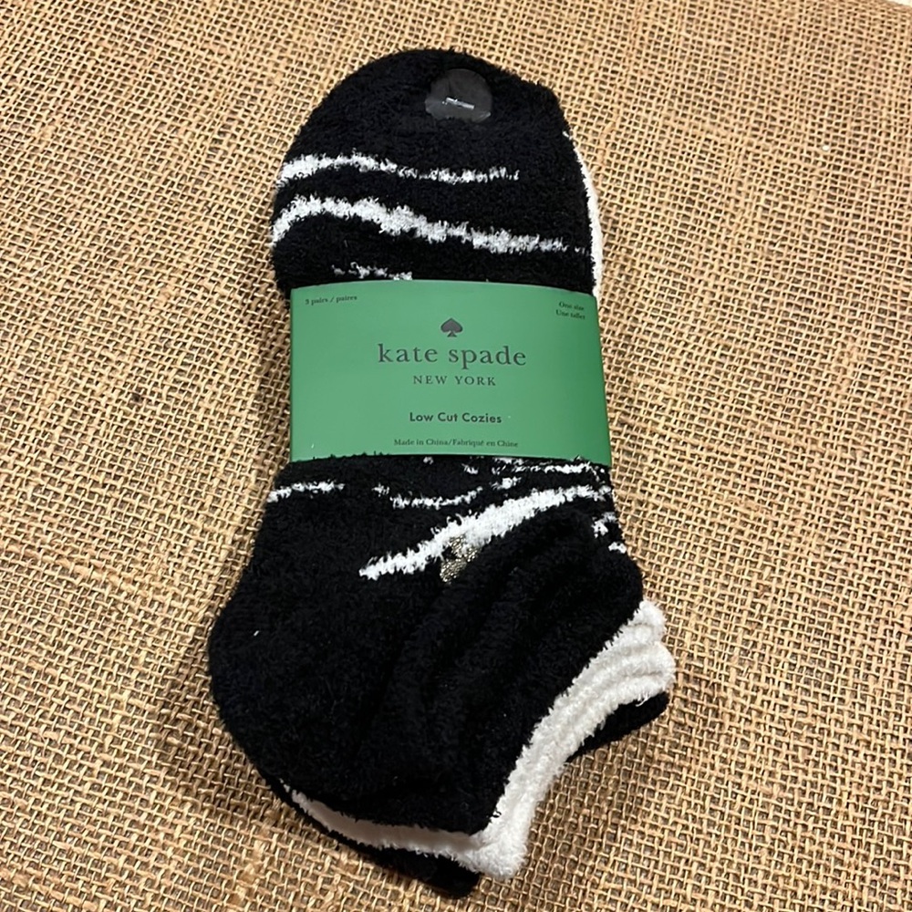 NWT Kate Spade cozy socks